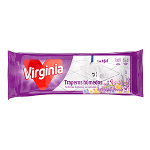Trapero húmedo Virginia Lavanda y flores silvestres 10U