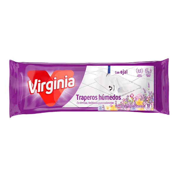 Trapero húmedo Virginia Lavanda y flores silvestres 10U 1