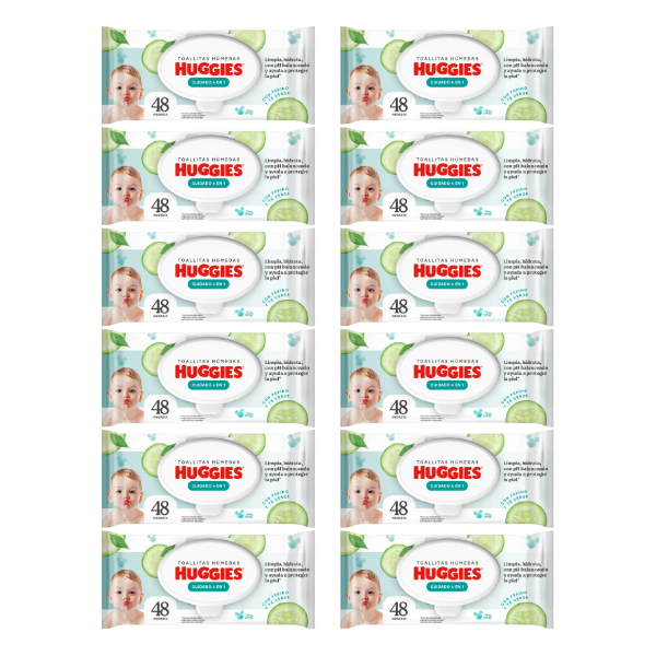 Toallitas Húmedas Huggies 4en1 48 - 12 Unidades