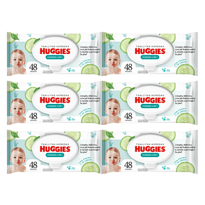 Toalla húmeda Huggies 4en1 48 (x6)