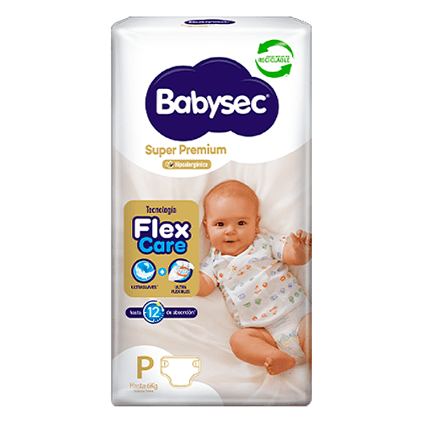 Pañal Babysec Super Premium P (X2) 2