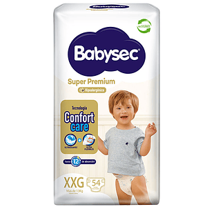 Pañal Babysec Super Premium Xxg 