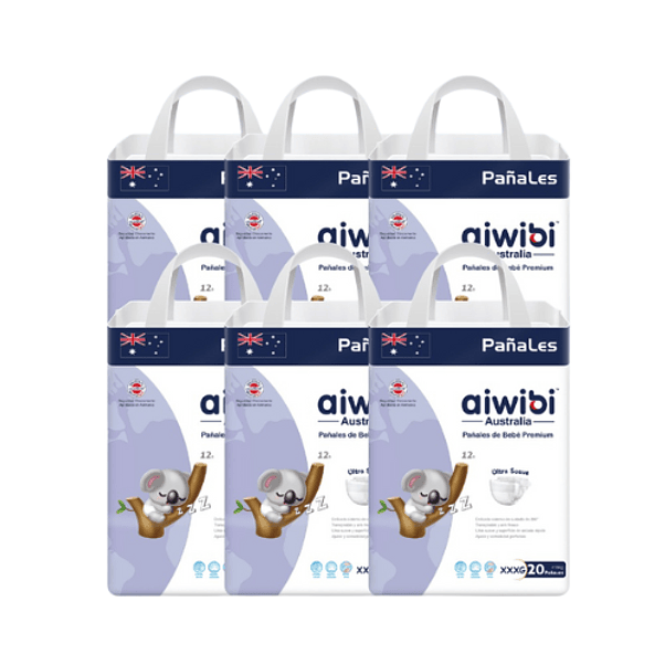 Pañales Aiwibi Premium Talla XXXG - 120 Unidades 1
