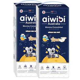 Pañal Aiwibi Máxima Comodidad XXXG (Dulce Noche) (X2)