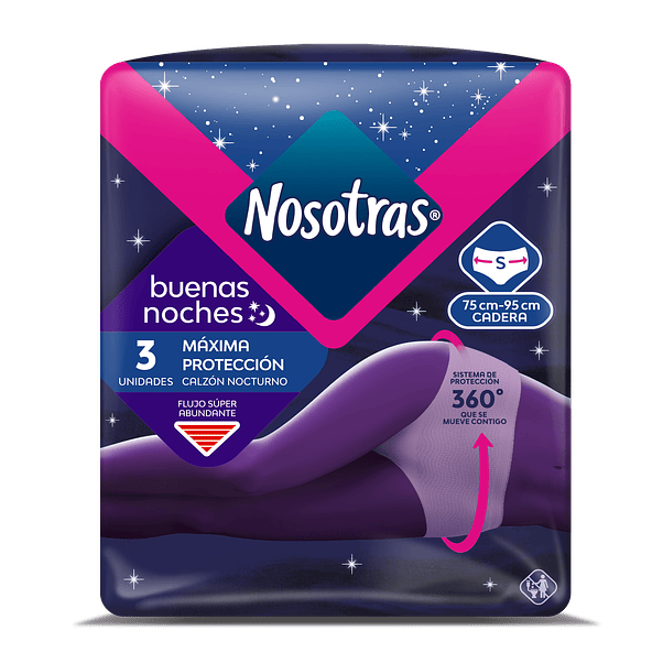 Calzón Nocturno Nosotras S 3 UN 1