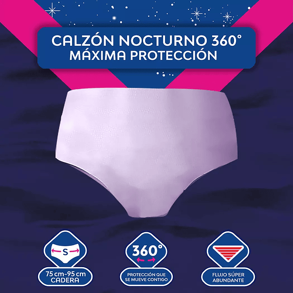 Calzón Nocturno Nosotras M 3 UN 2