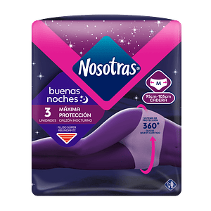 Calzón Nocturno Nosotras M 3 UN