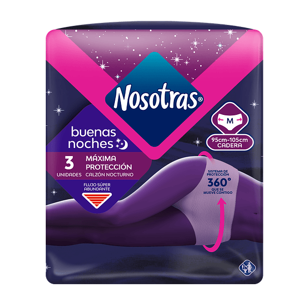 Calzón Nocturno Nosotras M 3 UN 1