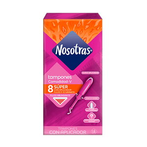Tampones Comodidad V Súper Nosotras 8 UN