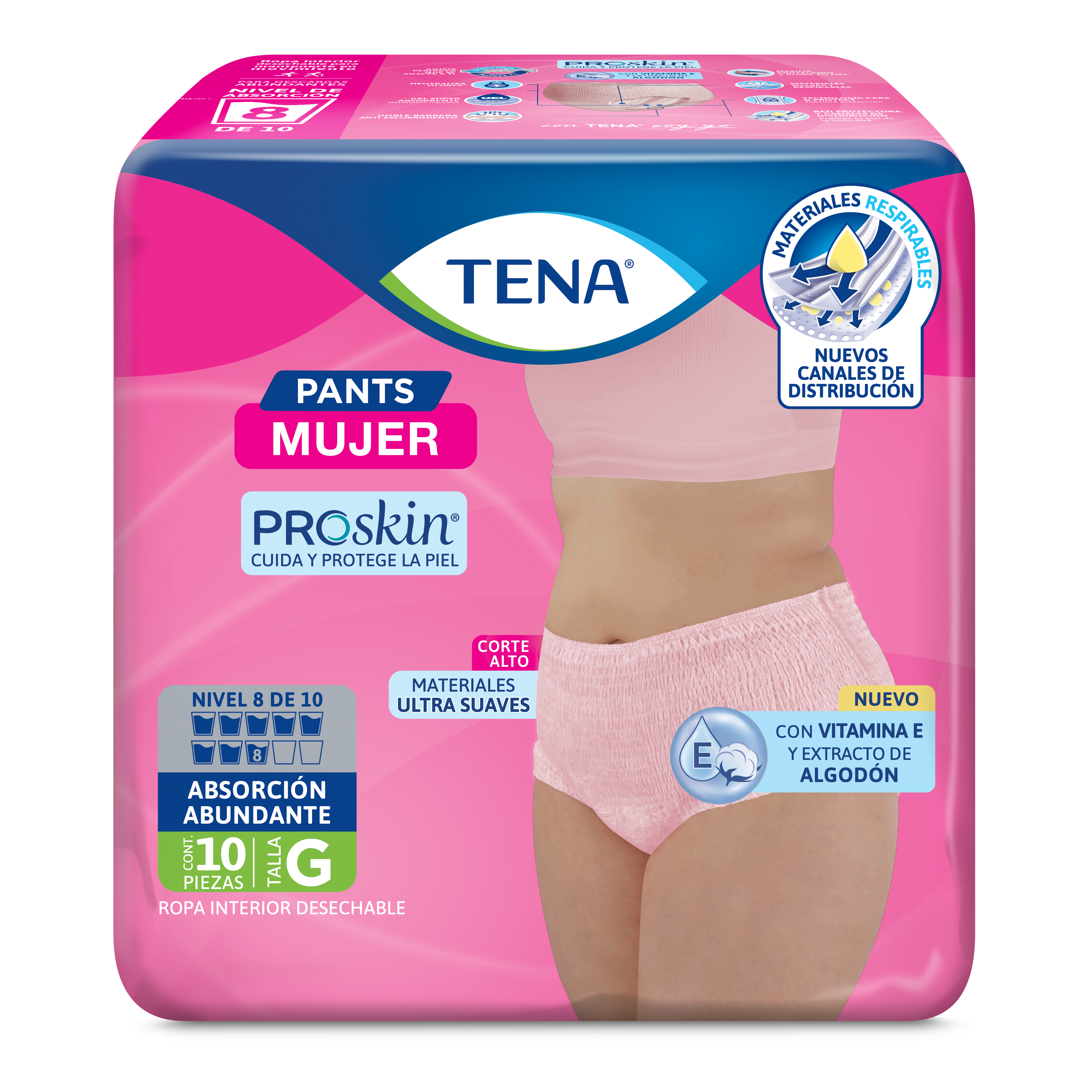 Pants Mujer Proskin Tena G 10 Un