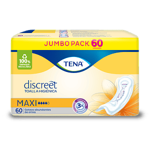 Toalla Higiénica Discreet Maxi Tena 60 Un