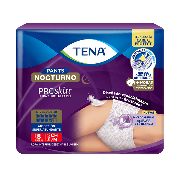 Pants Nocturnos Proskin Tena G 22 Un 1