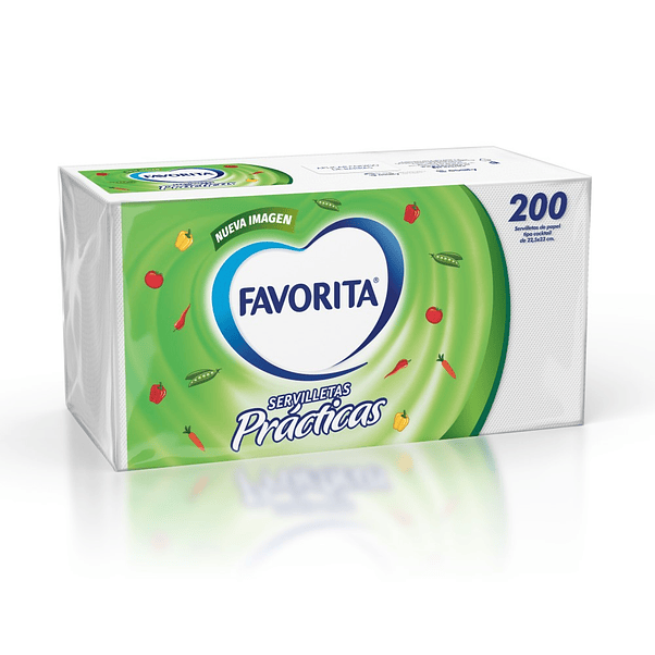 Servilleta Práctica Favorita 200 Un 1