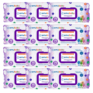 Toalla Húmeda Emubaby Superior 75 (x12)