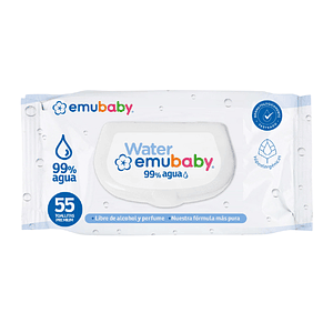 Toalla Húmeda Emubaby Water 55