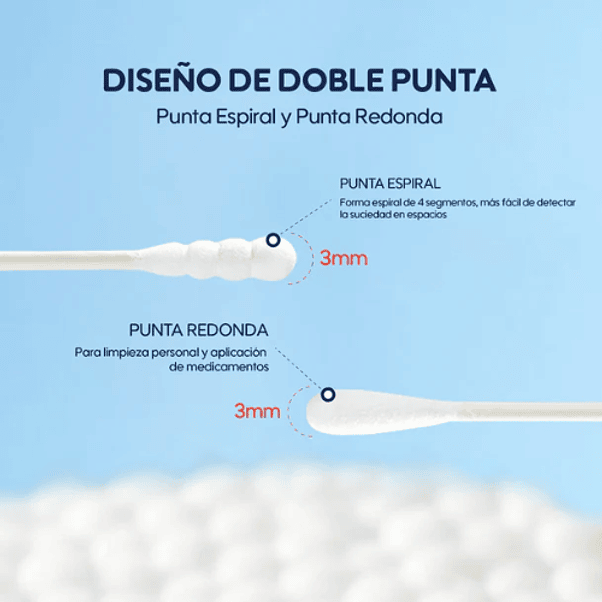 Cotonitos de bebé Aiwibi 200 Un 3