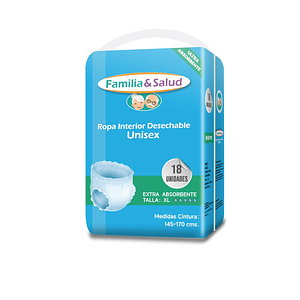 Pañal Adulto Familia & Salud Pants XL 18U