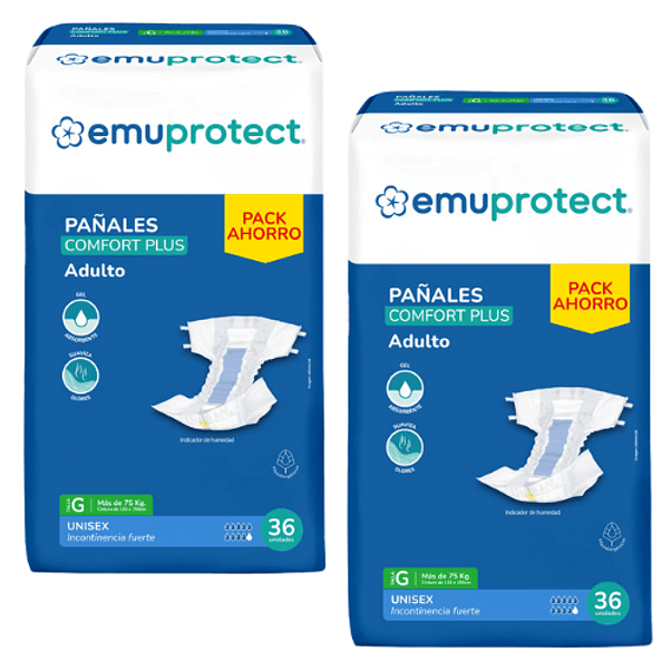 Pañal Adulto Emuprotect Comfort Plus G (X2) 1
