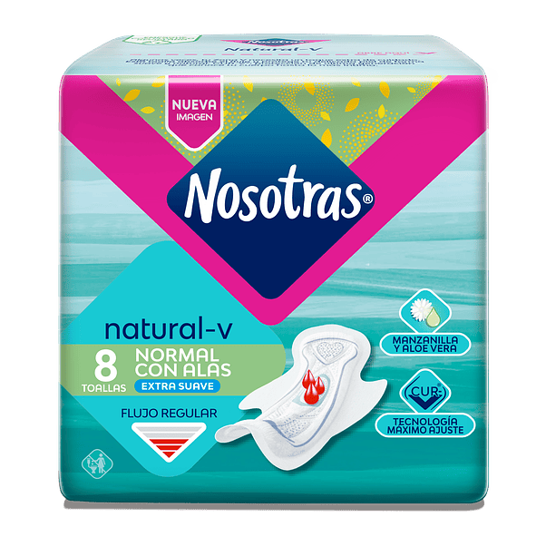 Toalla Higiénica Protección con Alas Nosotras 8 UN 1