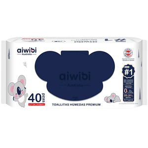 Toalla Húmeda Aiwibi Premium 40 