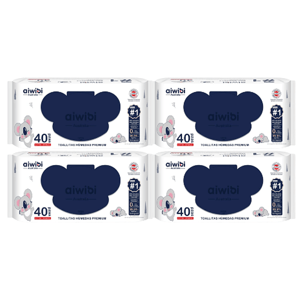 Toalla Húmeda Aiwibi Premium 40 (X4) 2