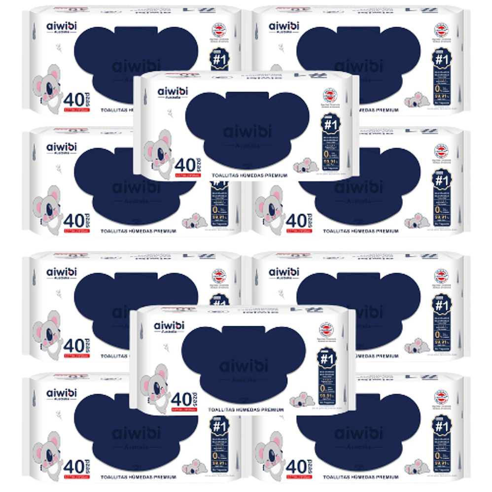 Toalla Húmeda Aiwibi Premium 40 (X10) 1