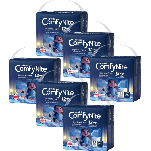 Pants Comfynite Aiwibi S/M 10 U (4 - 7 Años) - 6 Unidades