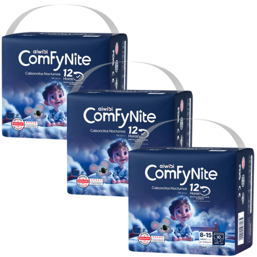 Pants Comfynite Aiwibi L/Xl 10 U (8 - 15 Años) - 3 Unidades