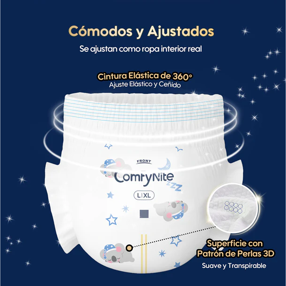 Pants Comfynite Aiwibi L/XL 10U (X6) (8-15 Años) 2