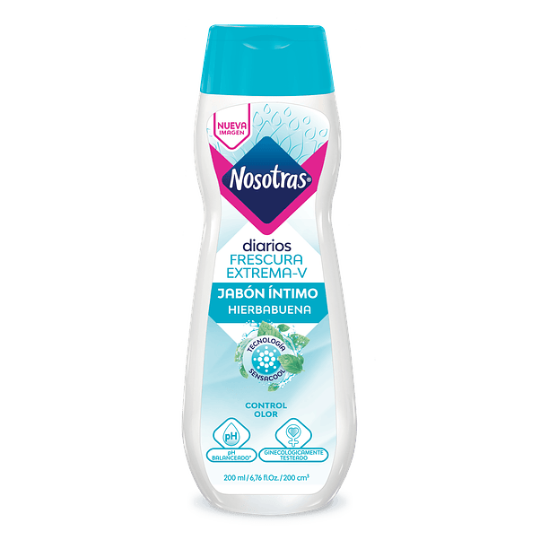Jabón Íntimo Frescura Extrema-V Nosotras 200ML 1