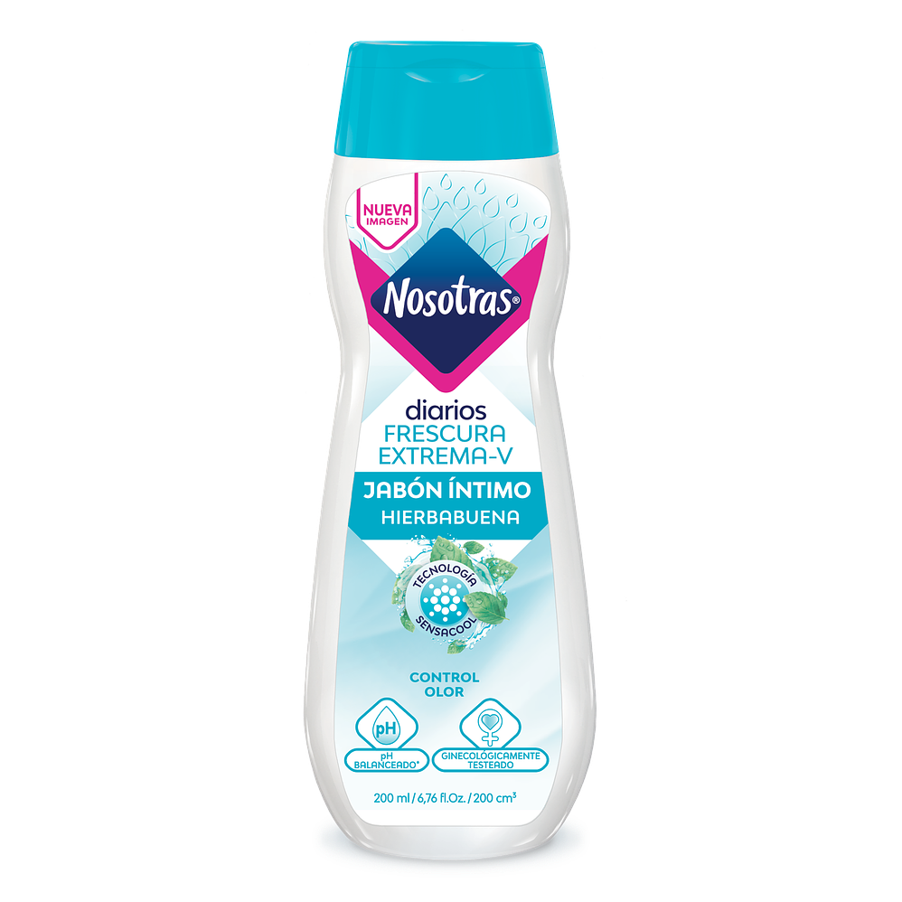 Jabón Íntimo Frescura Extrema-V Nosotras 200ML