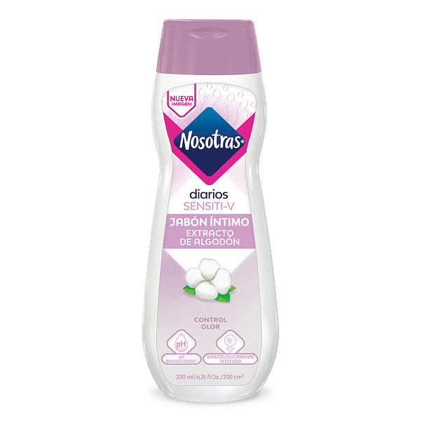 Jabón íntimo Sensiti-V Nosotras 200ML 1