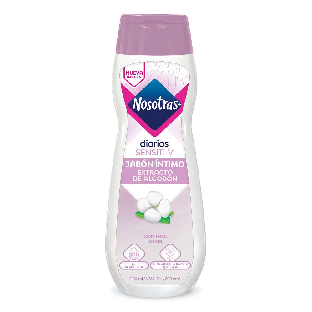 Jabón íntimo Sensiti-V Nosotras 200ML