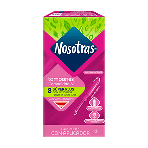 Tampones Comodidad V Súper Plus Nosotras 8 UN