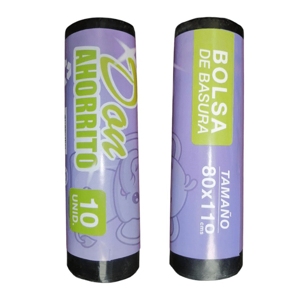 Bolsas de basura Don Ahorrito 80x110 10U (1 paquete) 1