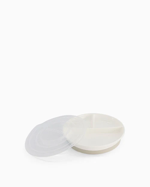 Plato Dividido Blanco Twistshake