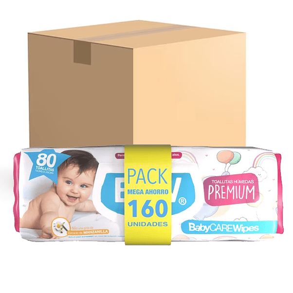 Toalla húmeda Babycare Premium 10x160 (1600 unidades) 1