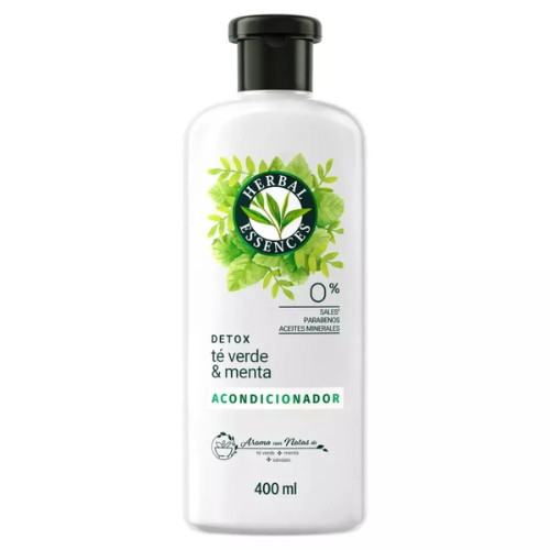 Herbal Essences Shampoo Té Verde y Menta 400 ml