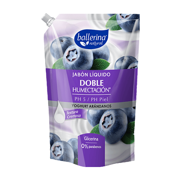 Jabón Ballerina Yogurt Arándanos 750ML 1