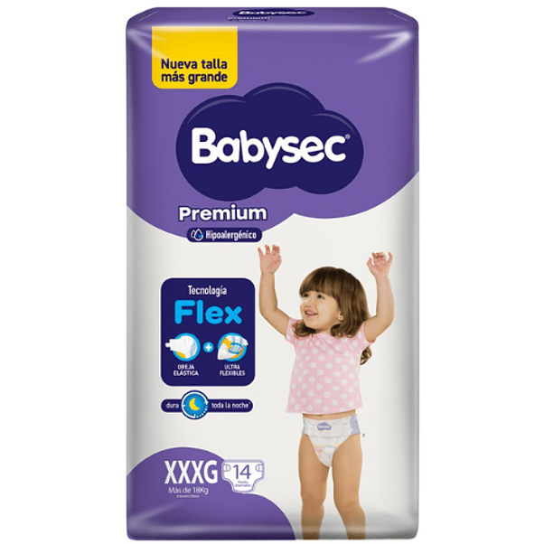 Pañal babysec premium xxxg 1