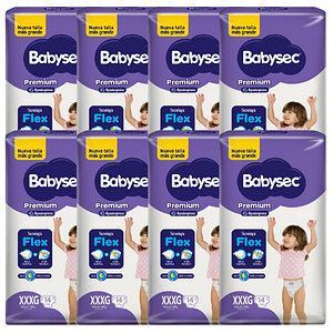 Pañal Babysec Premium Xxxg (X8)