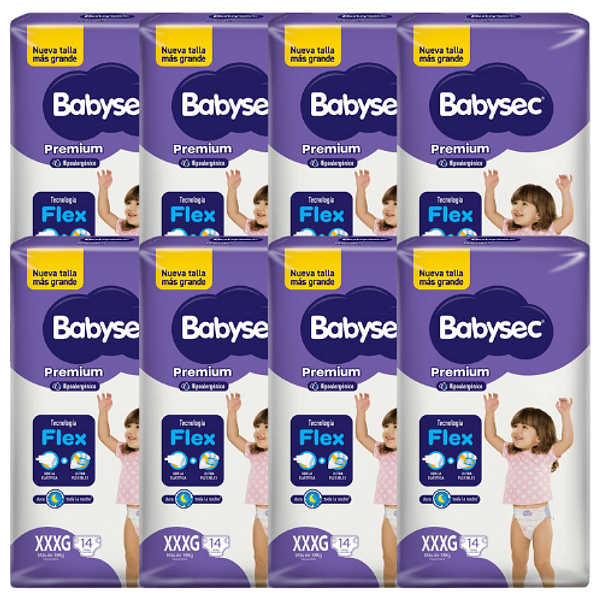 Pañal Babysec Premium Xxxg (X8) 1