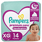 Pañales Pampers Premium Care XG - 14 unidades - Miniatura 1