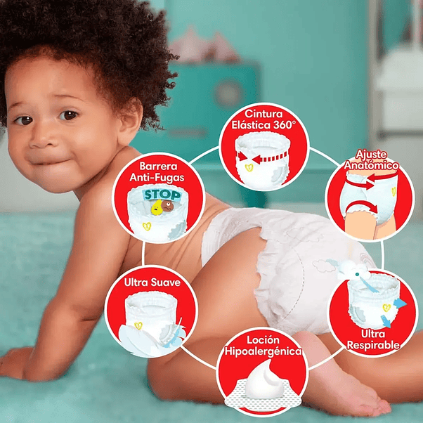 Pañales Pampers Premium Care Talla XG - 56 Unidades 3