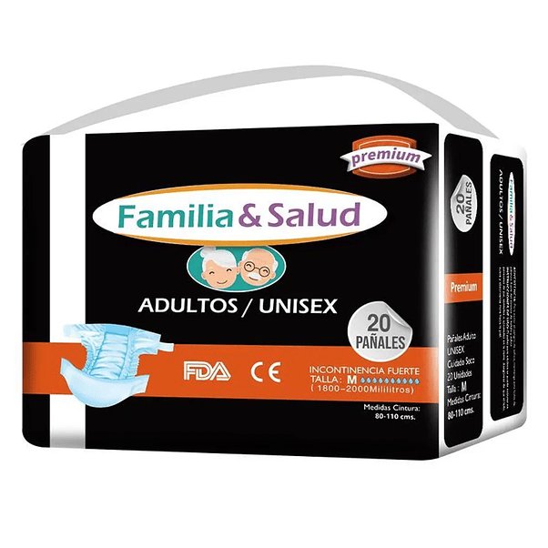 Pañal Adulto Familia & Salud M - 20 unidades  1