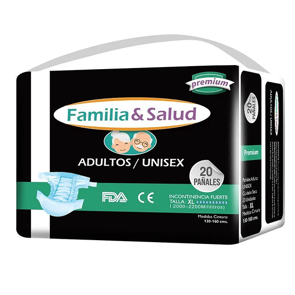 Pañal Adulto Familia & Salud XL - 20 unidades 1