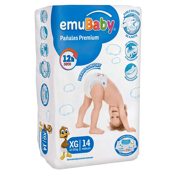 Pañales Emubaby Premium XG - 112 Unidades 3
