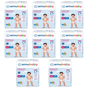 Pañales Emubaby Premium Comfort XG - 112 Unidades