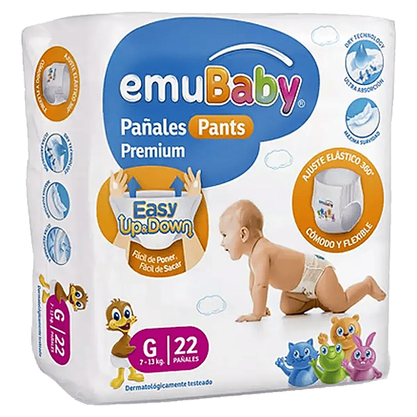 Pañales Emubaby Pants Talla G - 88 Unidades 3