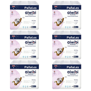 Pañales Aiwibi Premium Talla XXG - 132 Unidades